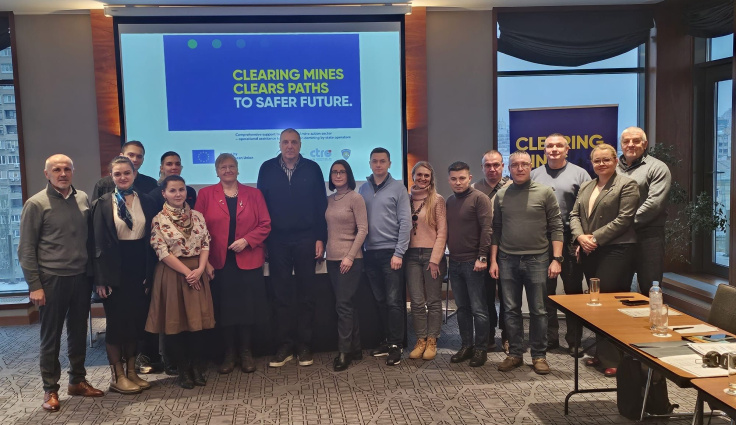 Uspješno završen i posljednji ciklus radionica u sklopu projekta Potpora jačanju humanitarnog protuminskog djelovanja u Ukrajini