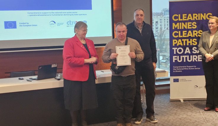 Uspješno završen i posljednji ciklus radionica u sklopu projekta Potpora jačanju humanitarnog protuminskog djelovanja u Ukrajini