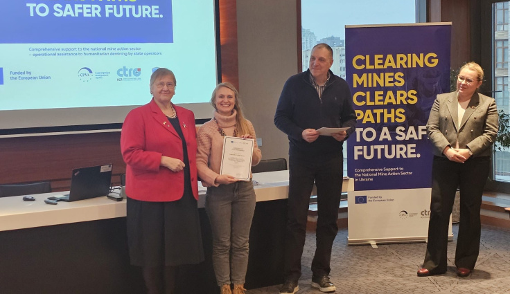 Uspješno završen i posljednji ciklus radionica u sklopu projekta Potpora jačanju humanitarnog protuminskog djelovanja u Ukrajini