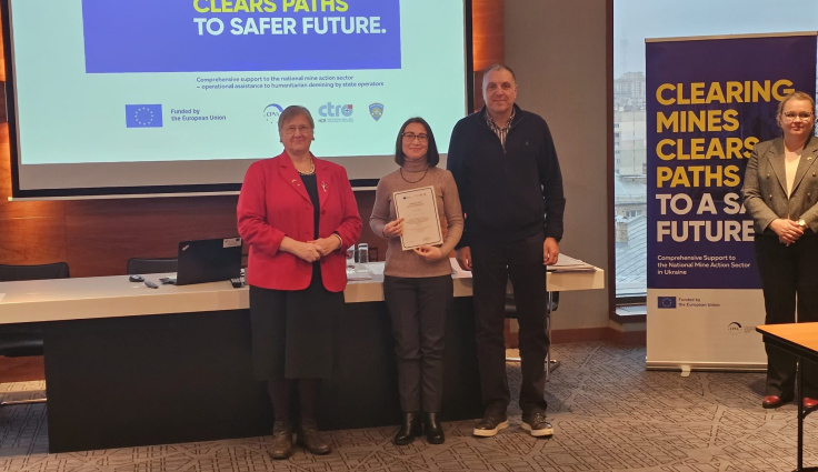 Uspješno završen i posljednji ciklus radionica u sklopu projekta Potpora jačanju humanitarnog protuminskog djelovanja u Ukrajini