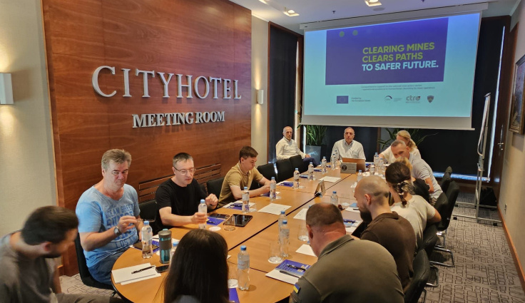 Croatian experts held the first of a series of workshops in Kiev as part of the project Support to Strengthen Humanitarian Mine Action in Ukraine