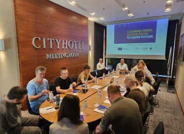 Croatian experts held the first of a series of workshops in Kiev as part of the project Support to Strengthen Humanitarian Mine Action in Ukraine 