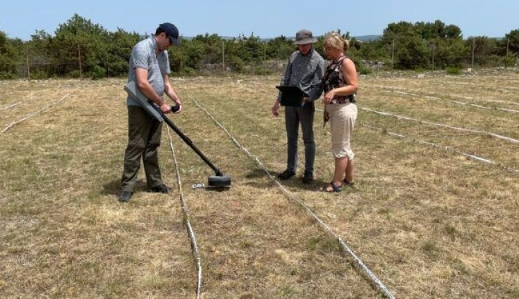 University of Manchester team at Benkovac test site