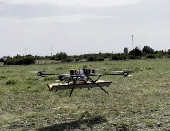 Ispitivanje GPR sustava na bespilotnoj letjelici tvrtke KONTUR
